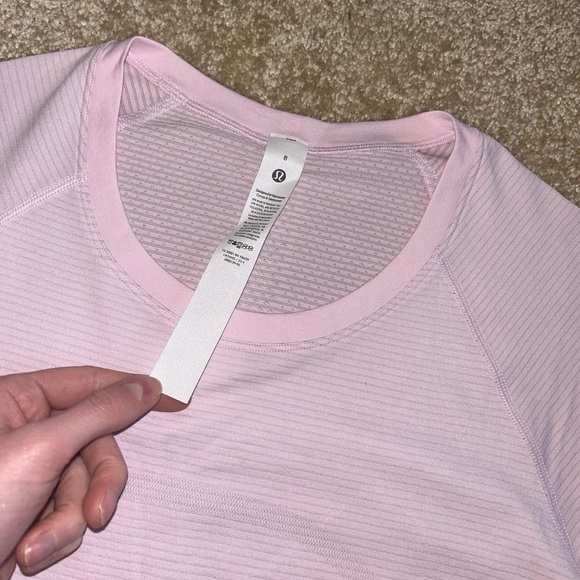 NWT Lululemon Swiftly Tech Long-Sleeve Shirt 2.0 *Race Length Meadowsweet Pink - Picture 8 of 12